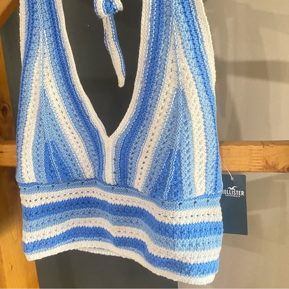 Hollister NWT Crochet Halter Tank - Picture 3 of 6